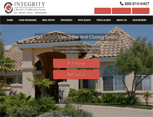 Tablet Screenshot of icclending.com